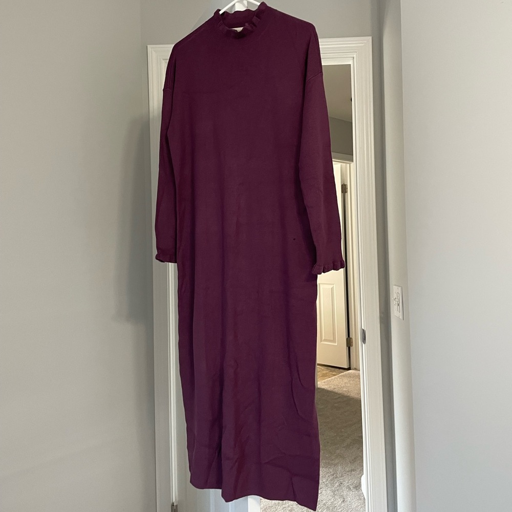 LOFT midi Sweater Dress NWT